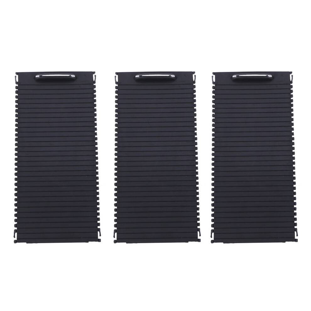 3X Car Inner Indoor Centre Console Roller Blind Cover For  C-Calss W204 S204 E-Class W212 S212 A20468076079051
