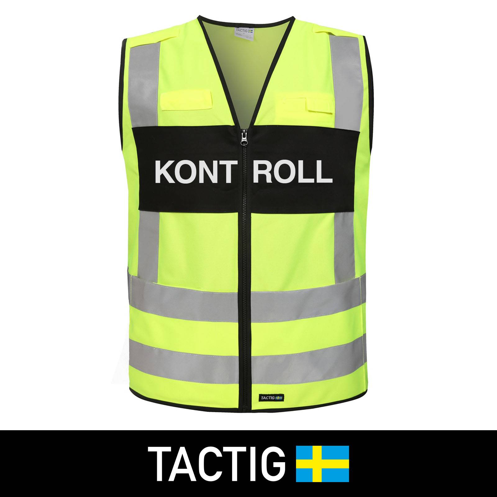 Reflexväst 'Kontroll' Klass 2, Tactig