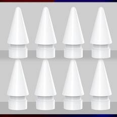 8PCS Tips Replacement Pen Nibs for Apple Pencil 1st Gen 2nd Gen Pen Nibs for iPad Pro