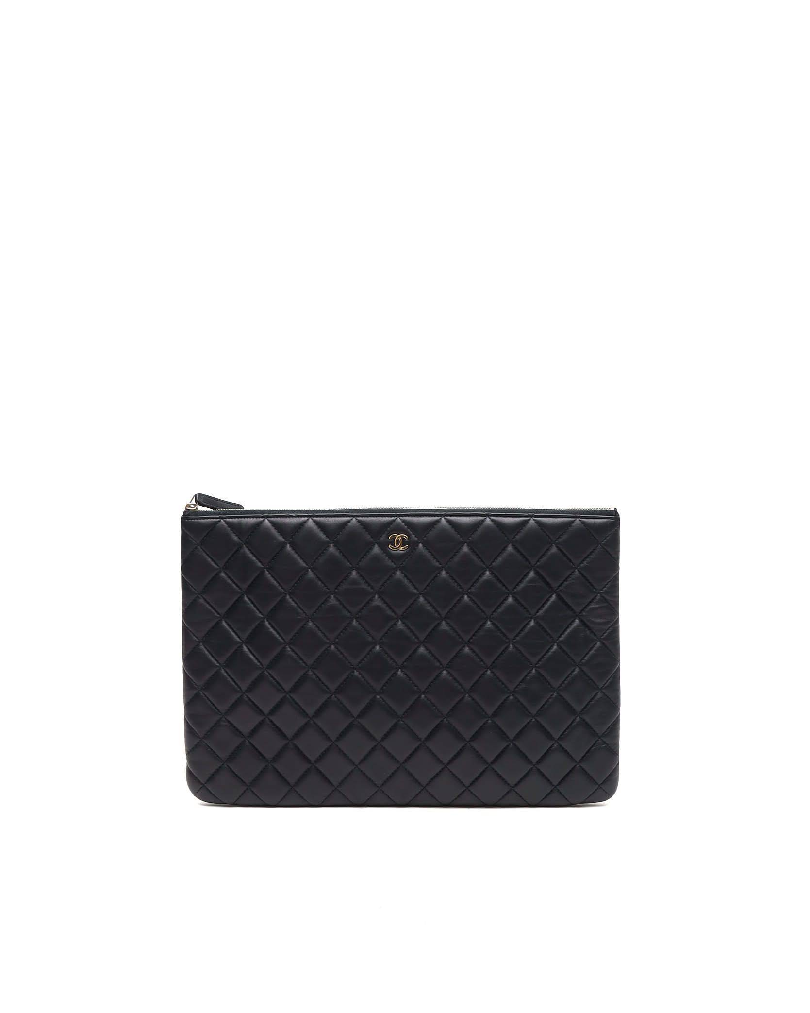 Chanel Coco Mark Laptop Case 13-Inch - Navy (One Size)