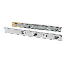 Emuca Set med lådskena med kullager 45 mm x 550 mm, bra utsug, en soft stängning, Förzinkad, 5 st