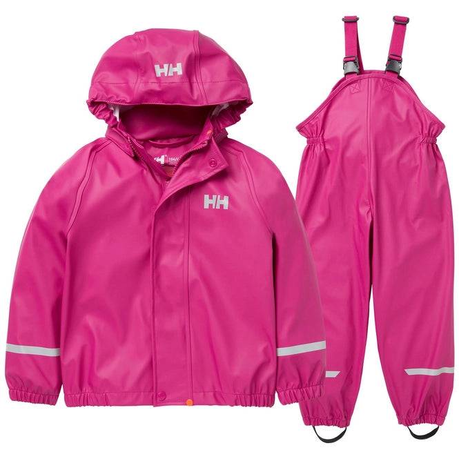 Helly Hansen Kids' Bergen 2.0 PU Rainset Regnsæt Børn - Magenta - Magenta / 86 cm / 1 år