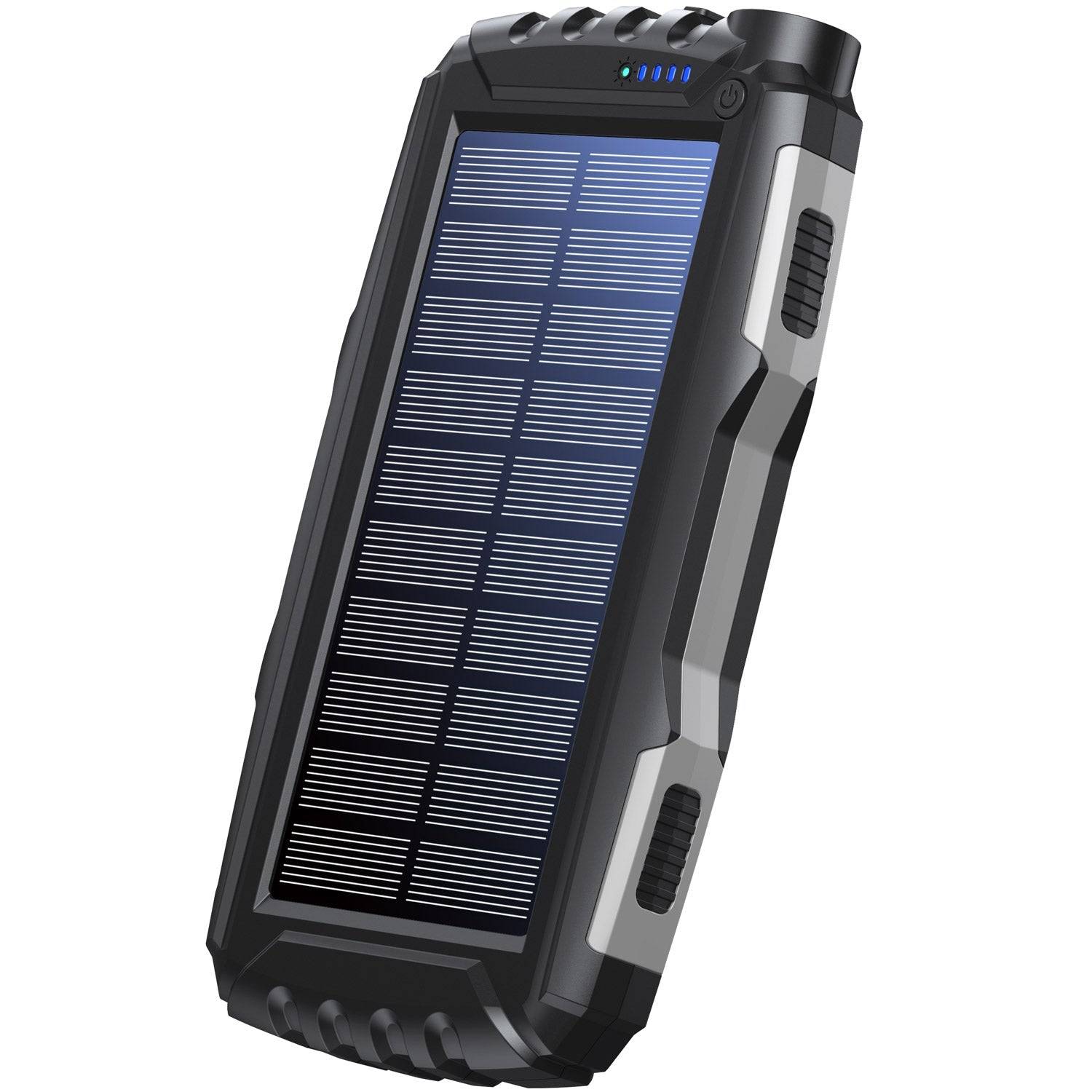 Denver PowerBank 20.000 mAh Solcell Svart