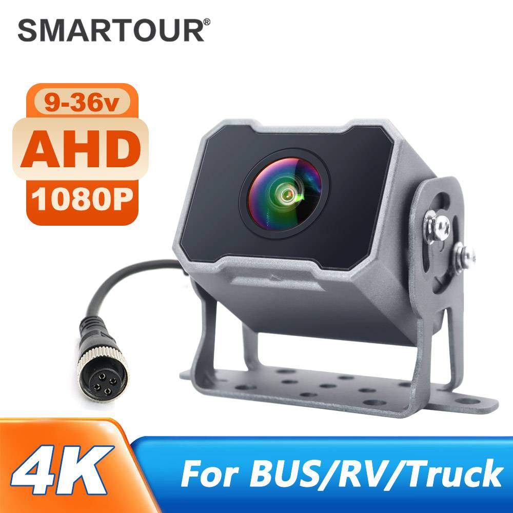 SMARTOUR CVBS Car Truck Camera CCD AHD 1080P for School Bus Trailer Pickups RV Rear View Backup Vision with 24V Infrared IR