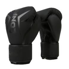 TEMU 1pair Pu Boxing Gloves, Gel Sparring Training Gloves, Muay Thai Punching Bag Mitts, For