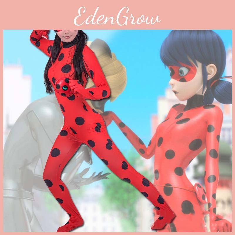 Klä ut ditt lilla barn i denna slitstarka och långvariga Miraculous Ladybug-dräkt för Halloween och jul. cm red