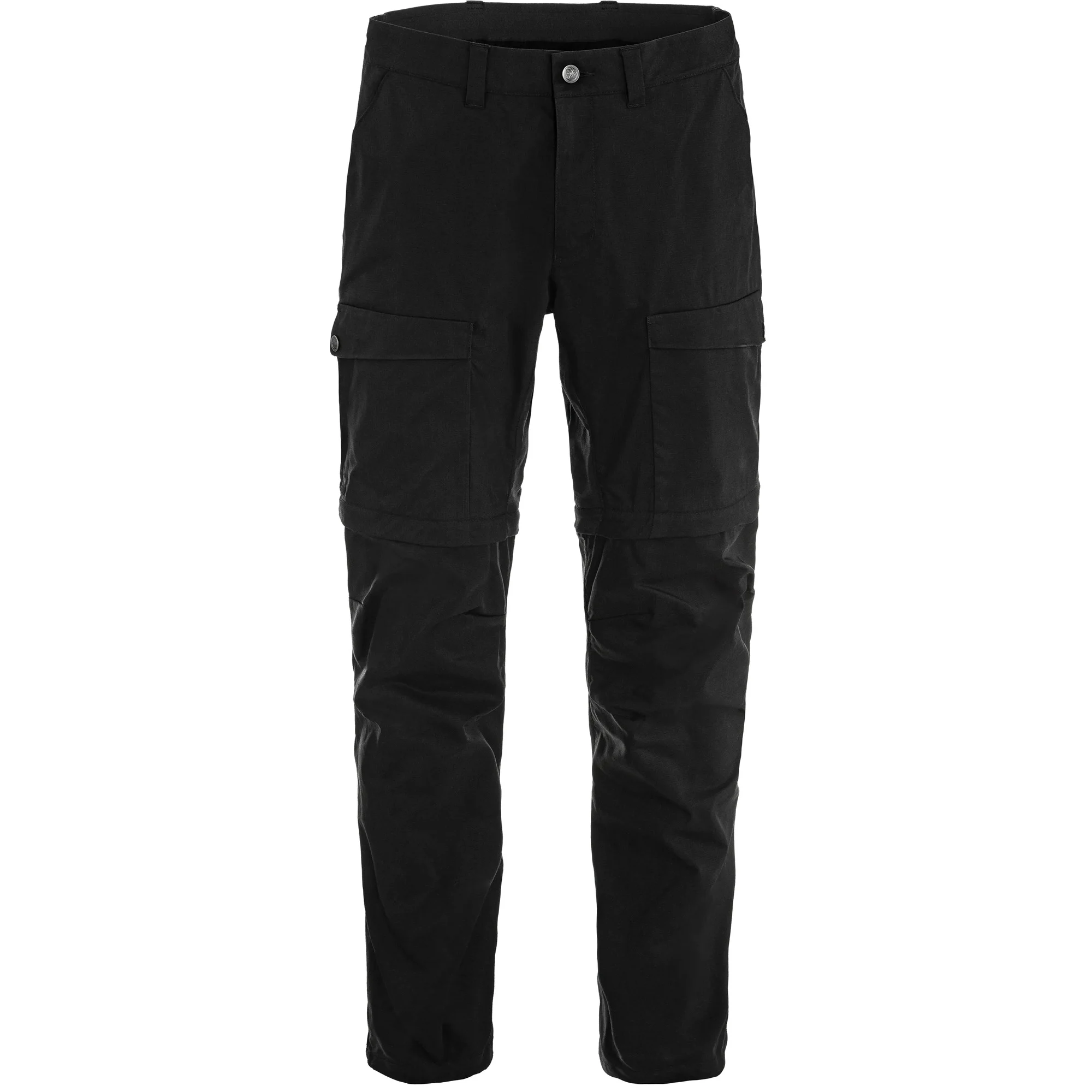 Fjällräven Men's Abisko Hybrid Trail Trousers Zip-Off Black, 58/L