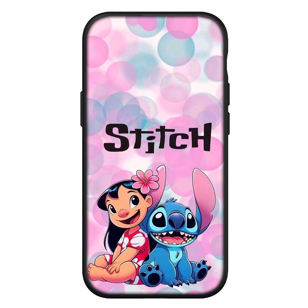 Skal för iPhone 16 15 Xiaomi Redmi Note 14 13 12 11 Pro Max 16e Samsung Galaxy S25 S24 S23 Moto OPPO Huawei Lilo Rosa Mode Stitch Anime Telefonskal for Xiaomi Poco M7 Pro 5G