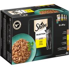 Sparepakke: 96 x 85 g Sheba Selection portionsposer - Selection i sovs fjerkrævariation