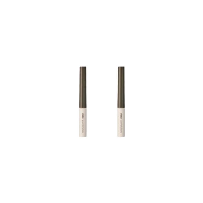 peripera - Speedy Skinny Brow Mascara - 3g - 03 Natural Brown (2ea) Set - black