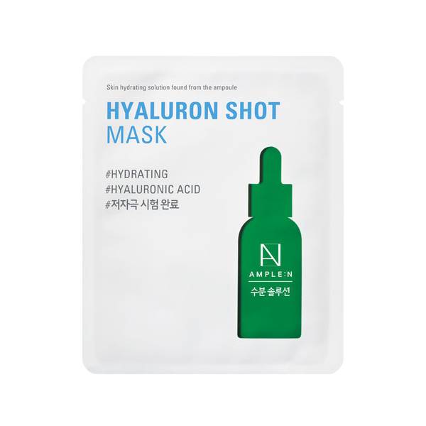 AMPLE:N - Hyaluron Shot Mask - 1pc - No Color