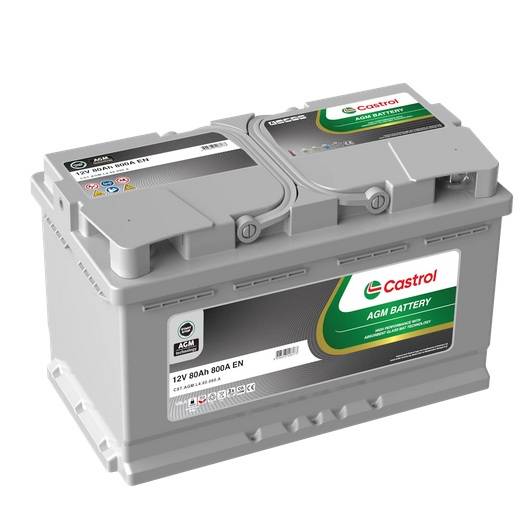 Castrol Batteri AGM 12V 80A