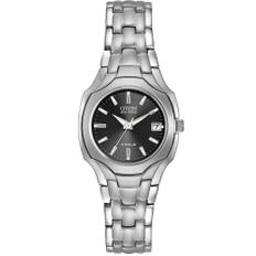 Citizen Ladies Super Titanium Black Dial Bracelet Watch EW1400-53H