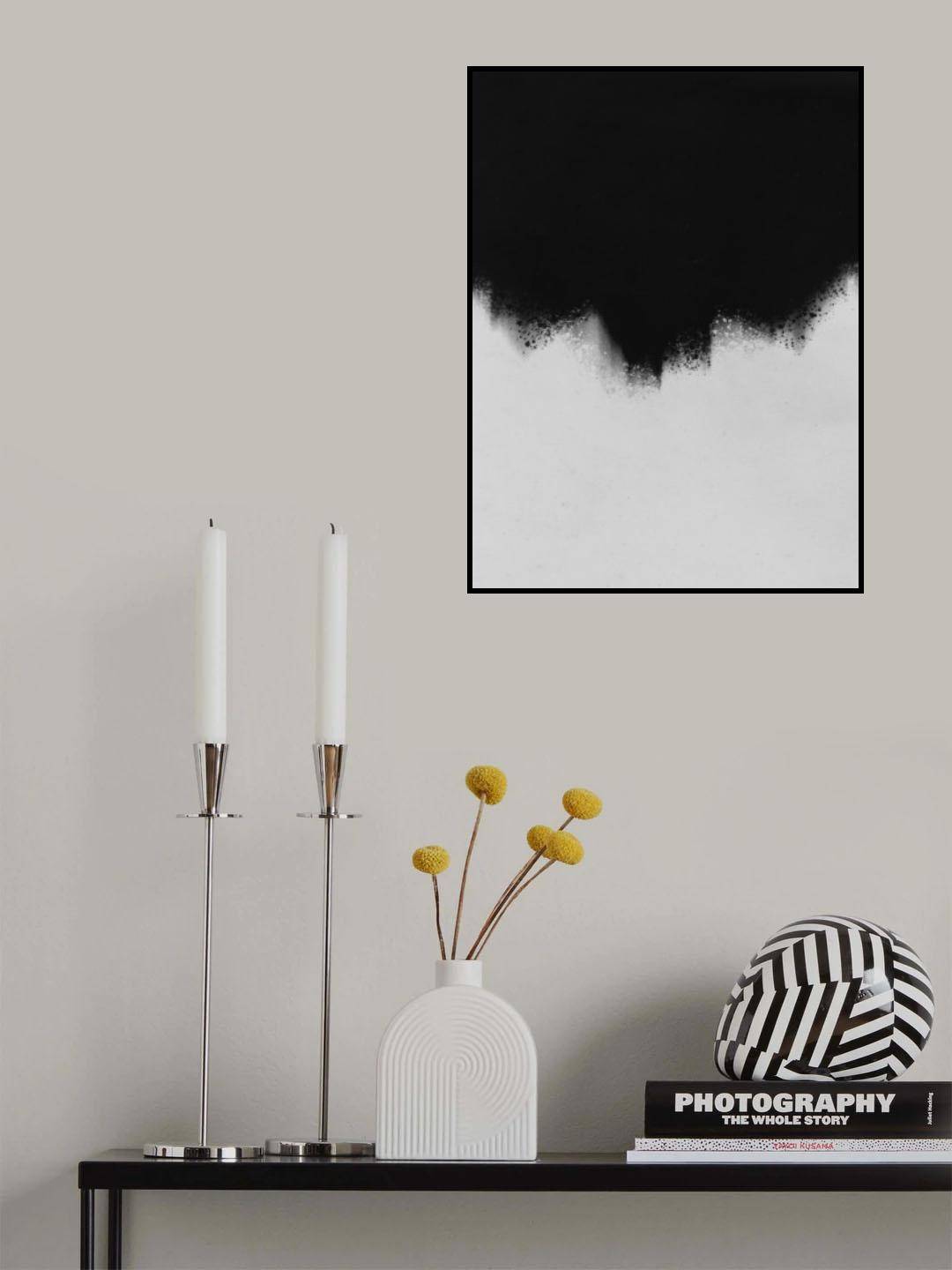 Black and Concrete Poster och Canvastavla - Poster 30x40 cm