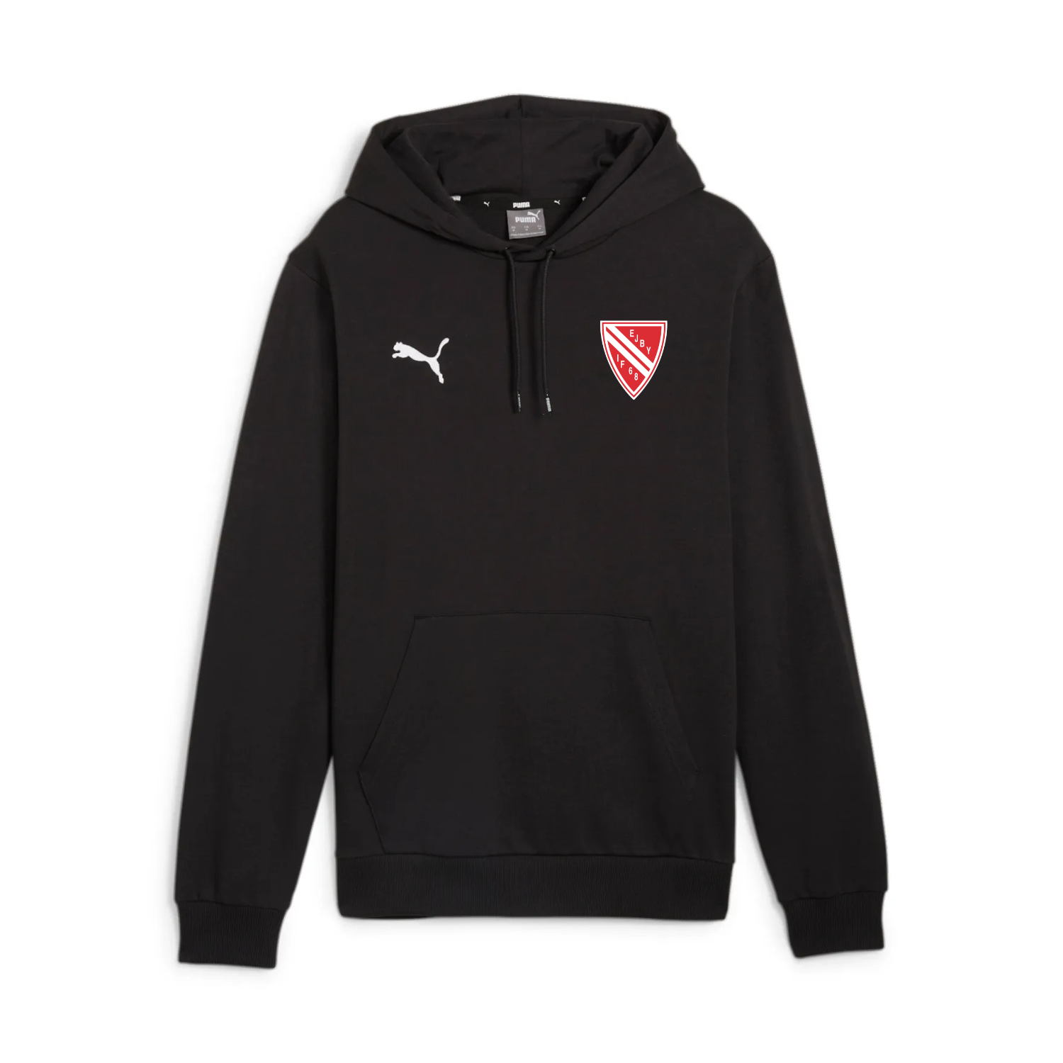 Ejby IF hoodie sort, barn - 10 år / 140 cm