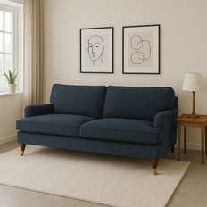 Howard Watford Deluxe 3-sits soffa - Blå