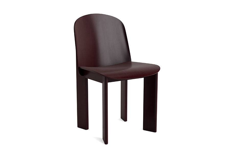 Chisel 65 stol fra Hay Dark Bordeaux lakeret bøg - Jacobsen Plus