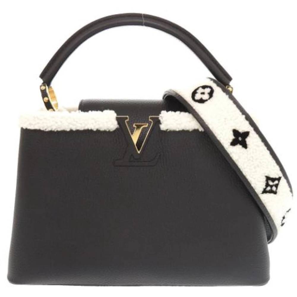 Louis Vuitton Vintage Pre-owned Taurillon Læder Håndtaske - Vintage - Dame - Sort - ONE SIZE - Læder