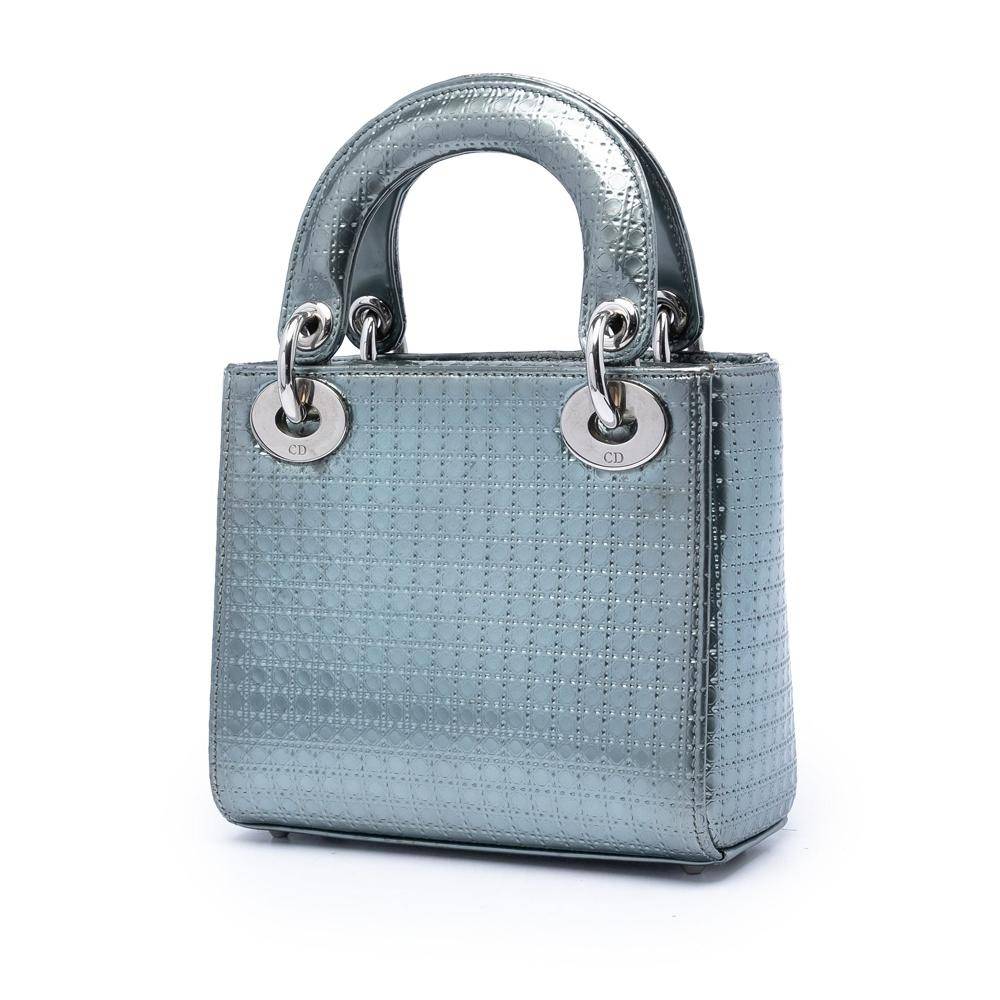 Dior Vintage Dior Lady Dior L 15cm x W 17cm x D 7.50cm - Håndtasker hos Magasin.