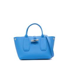 Longchamp - Roseau liten totebag - dam - kalvskinn - one size - Blå