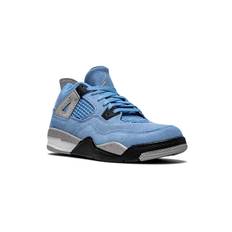 Jordan Kids - Jordan 4 Retro sneakers - barn - mocka/polyester/gummi - 12C - Blå
