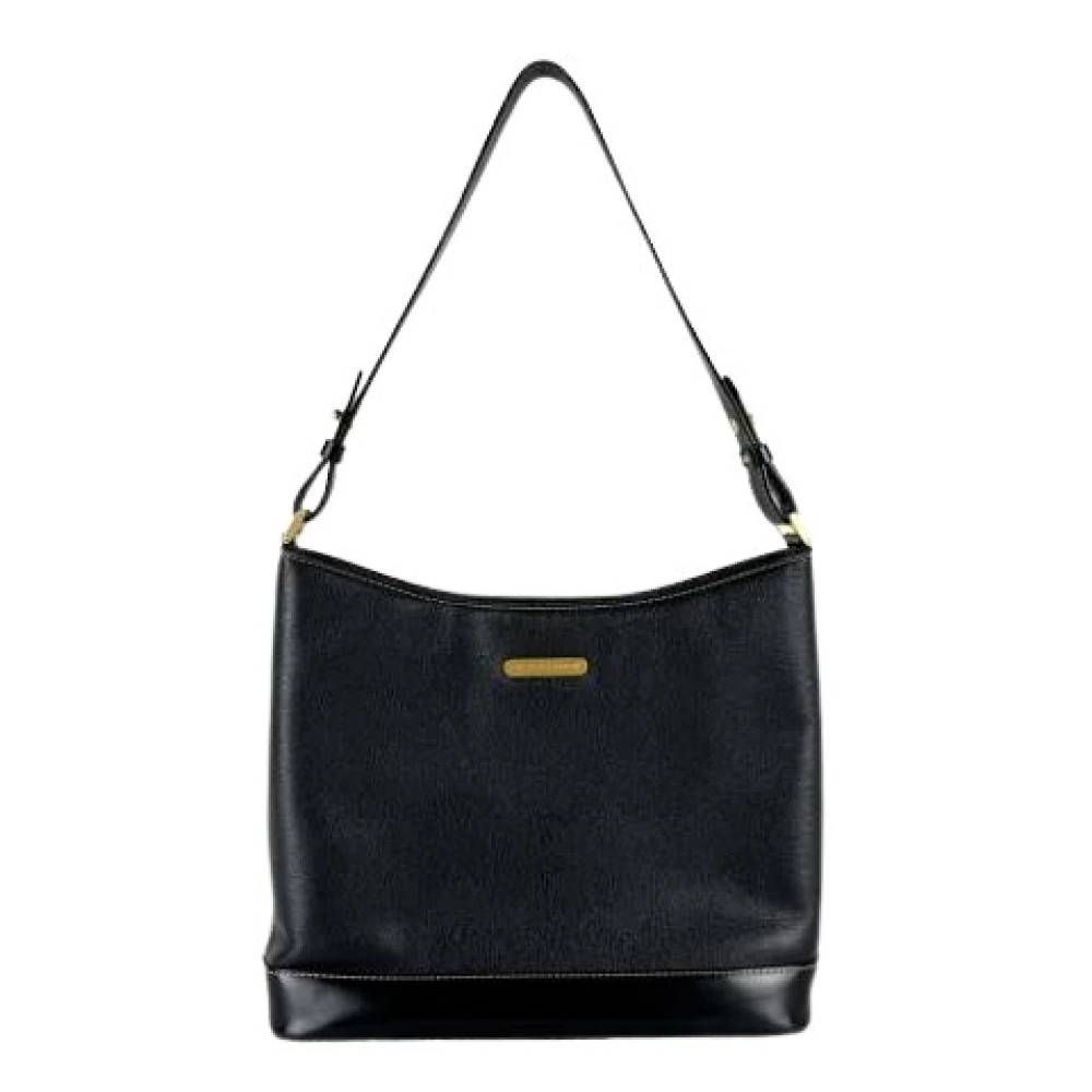 Burberry Vintage Pre-owned Vintage Skuldertaske - Vintage - Dame - Sort - ONE SIZE - Uld