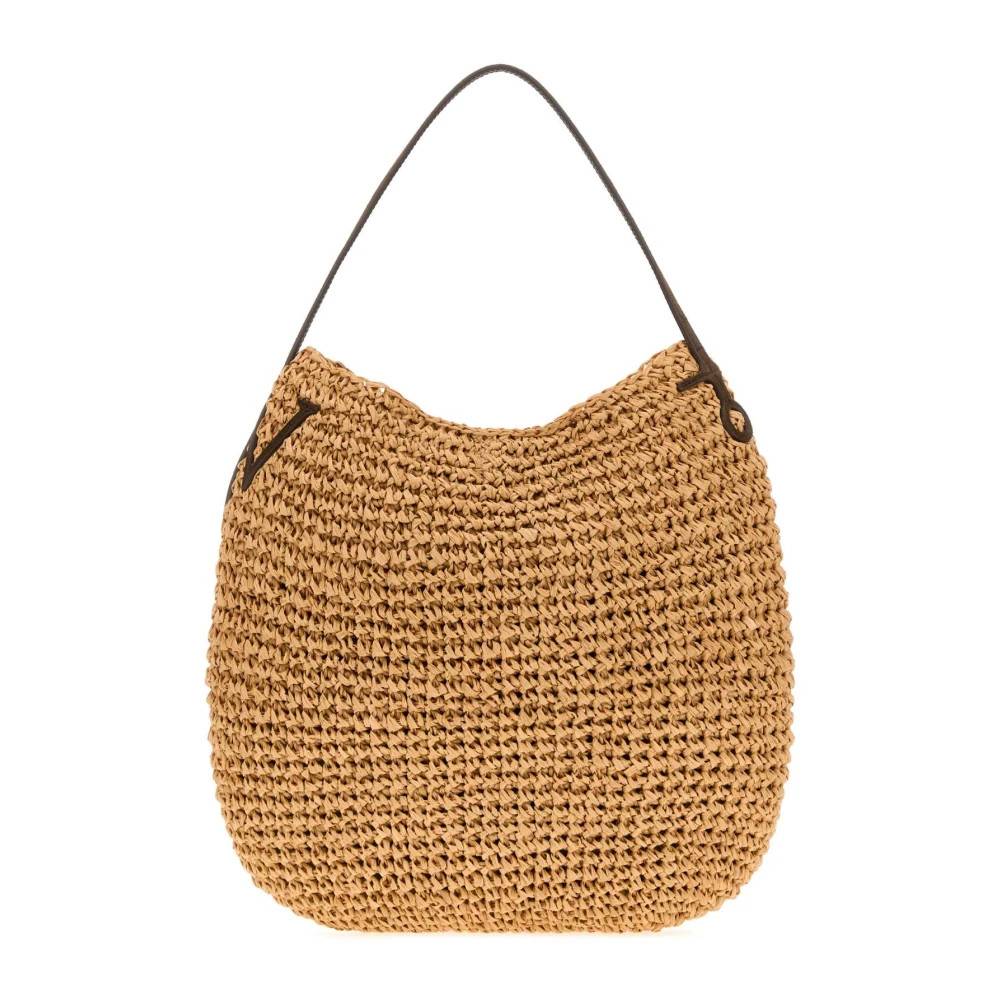 JW Anderson Stor Pære Taske - Tasker - Dame - Beige - ONE SIZE - Uld