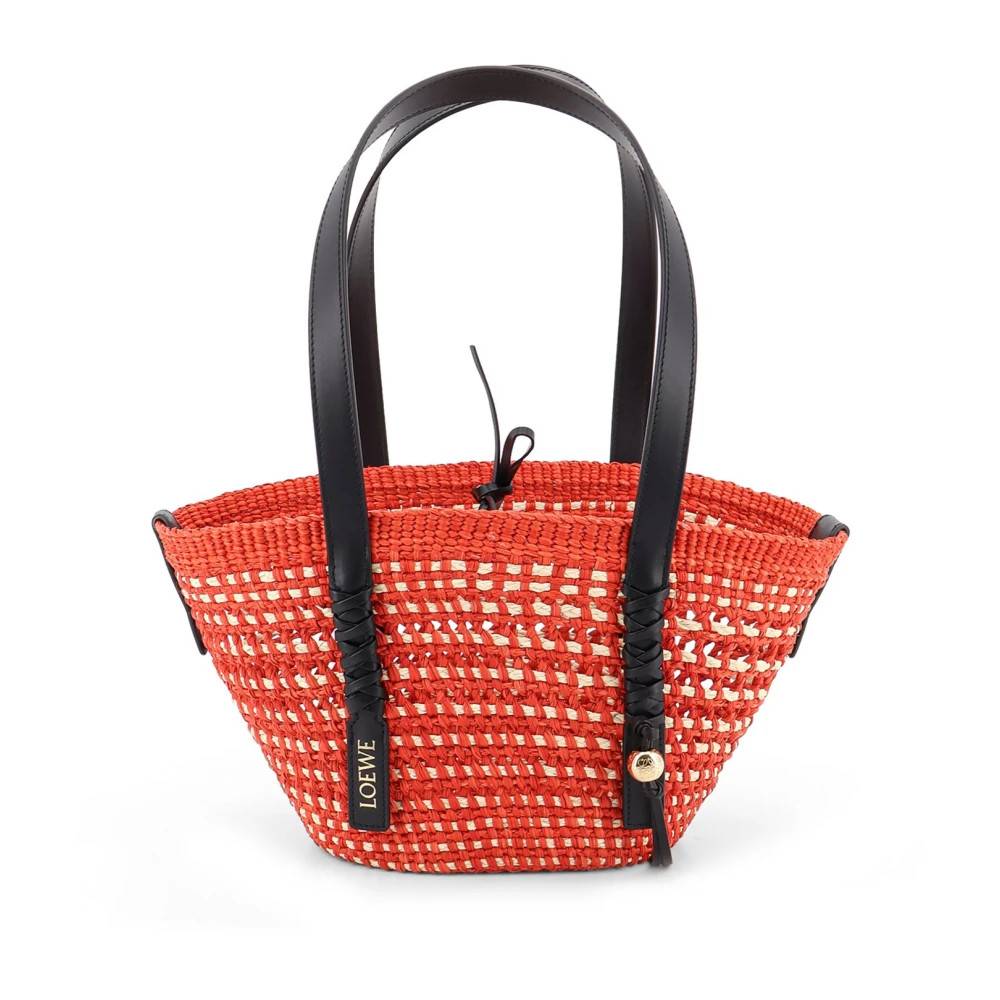 Loewe Braid Basket Small - Tasker - Dame - Rød - ONE SIZE - Uld