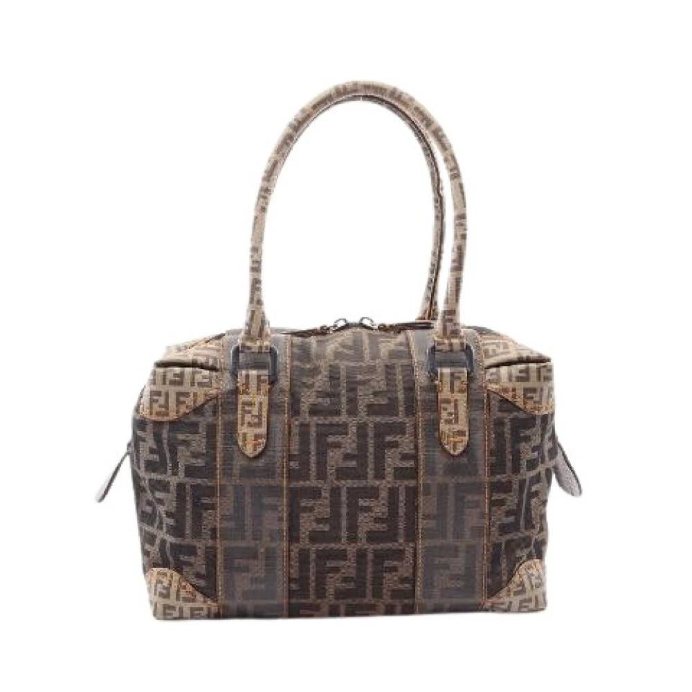 Fendi Vintage - Pre-owned Zucca Coated Canvas Handbag Vintage - Dam - ONE Size -