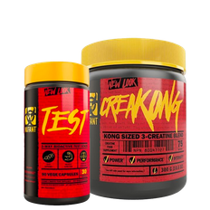 CreaKong Kreatin 300 g + Mutant Test Testosteron Tillskott 90 kapslar