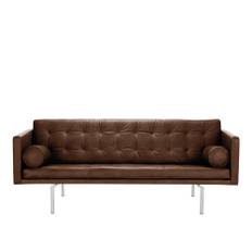 DUX - Ritzy 3-Sitssoffa, Läder Dakota 28 Chokladbrun - Sofaer - DUX Design Team - Brun