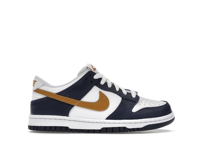 Nike Dunk Low Midnight Navy Wheat (GS) - 36.5 / Standard