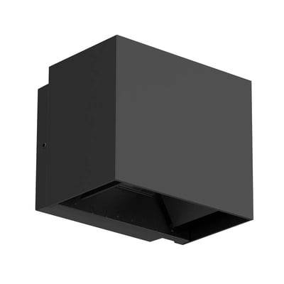 Plaza Up&Down udendørs væglampe, 900lm, 10W, sort - Ledpro (restsalg)