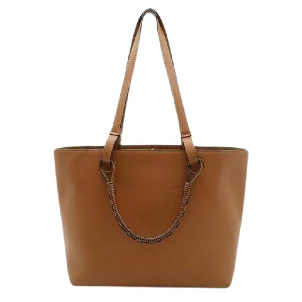 Loewe Pre-owned - Pre-owned Anagram Small Leather Tote Bag Vintage - Dam - ONE Size - Läder