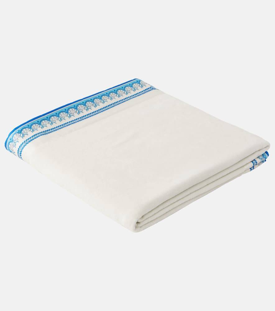 Versace Home Underwater Barocco cotton terry beach towel