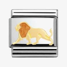 Nomination CLASSIC Gold Animals of Earth Lion Charm 030248/15