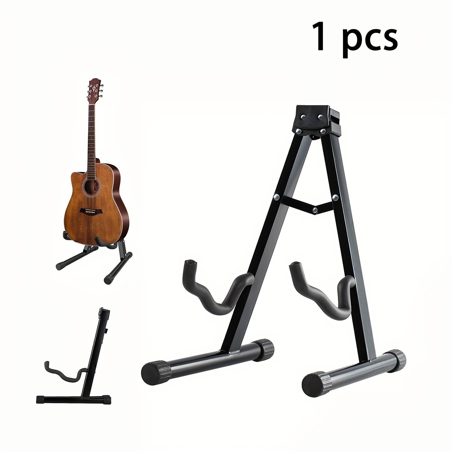 TEMU Collapsible Guitar Stand 1/2 Pack Non-slip Rubber And Foam , Non-slip Rubber And Foam , Supports Acoustic, Electric, , Ukulele, Banjo