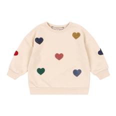 Konges Sløjd Sweatshirt - Lou Terry - Multi Heart - Konges Sløjd - 74 - Sweatshirt