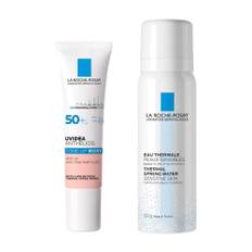 La roche-posay [tone up base + mist lotion sample included] uv idea xl protection tone up rose kit for sensitive skin moisturizing skin care makeup ba