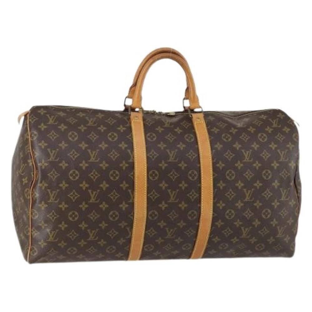 Louis Vuitton Vintage Pre-owned Canvas Weekend Bag - Vintage - Dame - Brun - ONE SIZE - Tyl