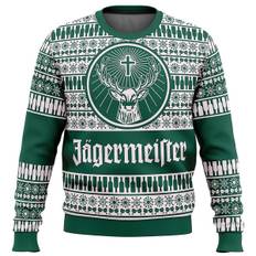 Jagermeister Ful Jultröja Present Tomtetröja Herr 3d Sweatshirt Och Topp Höst Och Vinter Kläder qd bäst 2XL