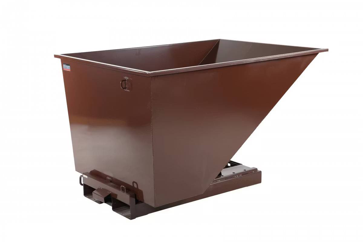 Tippcontainer 900 liter, brun