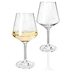 Moritz Milano vinglas 460 ml campingglas polykarbonat 2 stycken okrossbara vita vinglas set reptåliga vitvinsglas