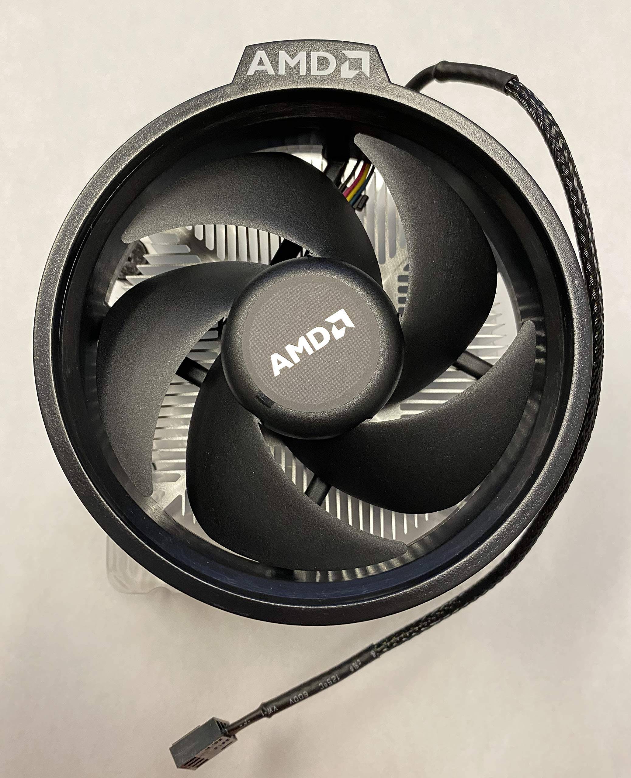 AMD Wraith Spire Socket AM4 4 Pin Connector CPU Cooler Aluminum Heatsink Fan & 3.81