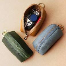 1 Large Capacity Multi-Functional Women's Key Bag, Soft PU Leather Portable Coin Purse Key Case For Car Keys, Cute Mini Leather Key Holder For Women, - Black - Black,Green,Yellow,Light Blue