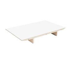 HAY CPH 30 Extendable Leaf 50x80 cm - Oak Plywood/White Laminate