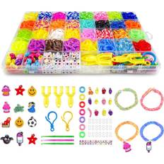 Loom Bands kit 2500 pyssel stycken 40 färger  armband gör det
