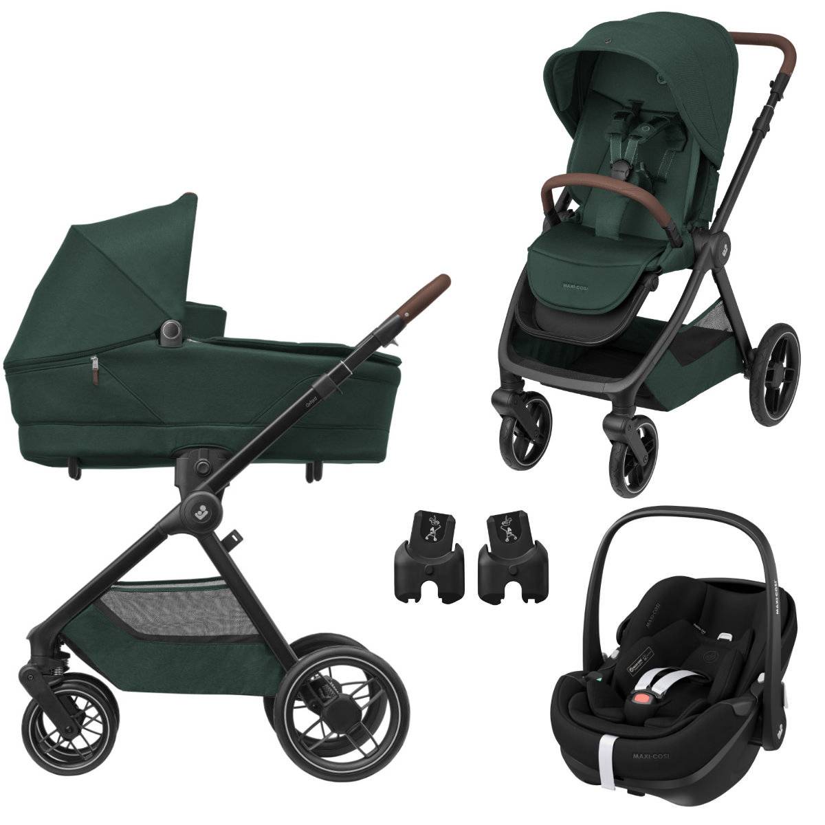 Maxi-Cosi Oxford+ Stroller Set 3-in-1 incl. Pebble 360 Pro2 - Twillic Green
