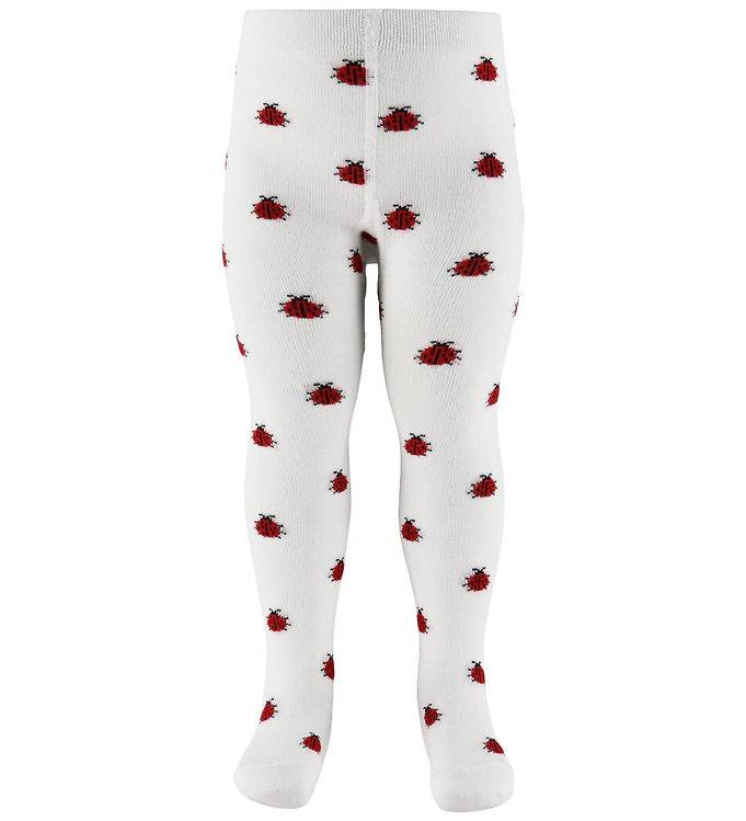 Fuzzies Strumpbyxor - Off White m. Nyckelpigor - Fuzzies - 74/80 - Strumpbyxor