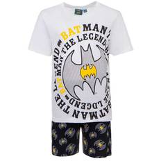 Batman Pyjamas børn - Hvid/sort - 6 år/114 cm